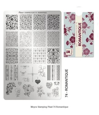 Moyra Stempelplaat 74 Romantique