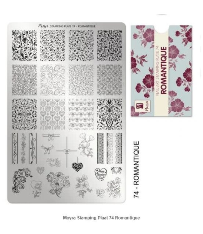 Stempelplaat 74 Romantique