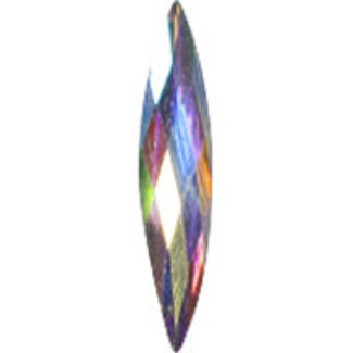 Magnetic Rhinestone Oval 3.5x13mm WhiteAB