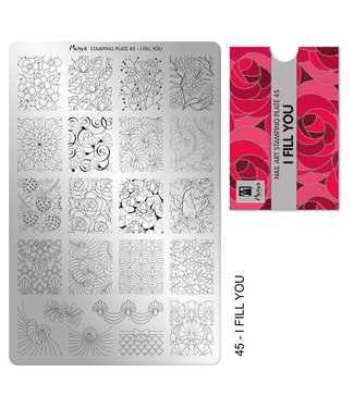 Moyra Stempelplaat 45 I Fill You
