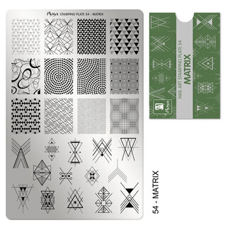 Moyra Stempelplaat 54 Matrix