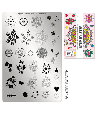 Moyra Stempelplaat 58 Step by Step