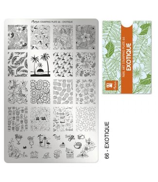 Moyra Stempelplaat 66 Exotique