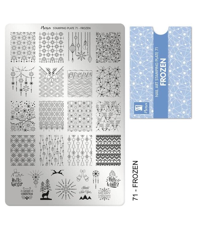 Stempelplaat 71 Frozen