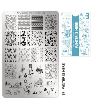 Moyra Stempelplaat 57 Winter is Here