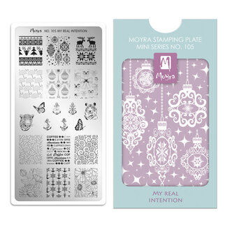 Moyra Mini Stempelplaat 105 My Real Intention