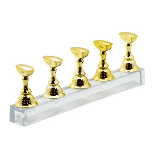 Magnetic Nail Art Tip Display Gold