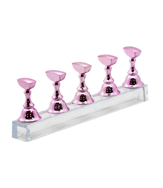 Nail Art Tip Display Purple/Rose