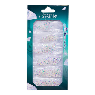 Magnetic Strass Awesome Crystals Transparant, 6 maten x 288 st.