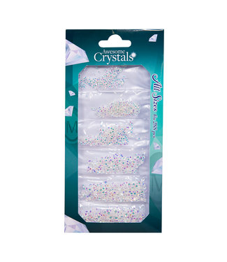 Magnetic Strass Awesome Crystals Transparant, 6 maten x 288 st.