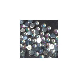 Magnetic Strass Rond Clear Ice Medium 100 st.