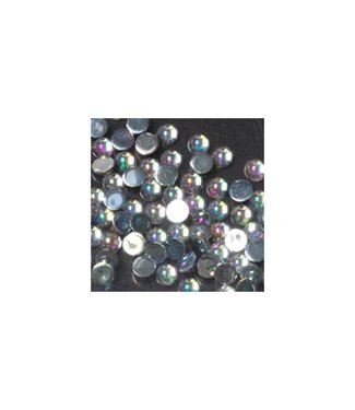 Magnetic Strass Rond Clear Ice Medium 100 st.