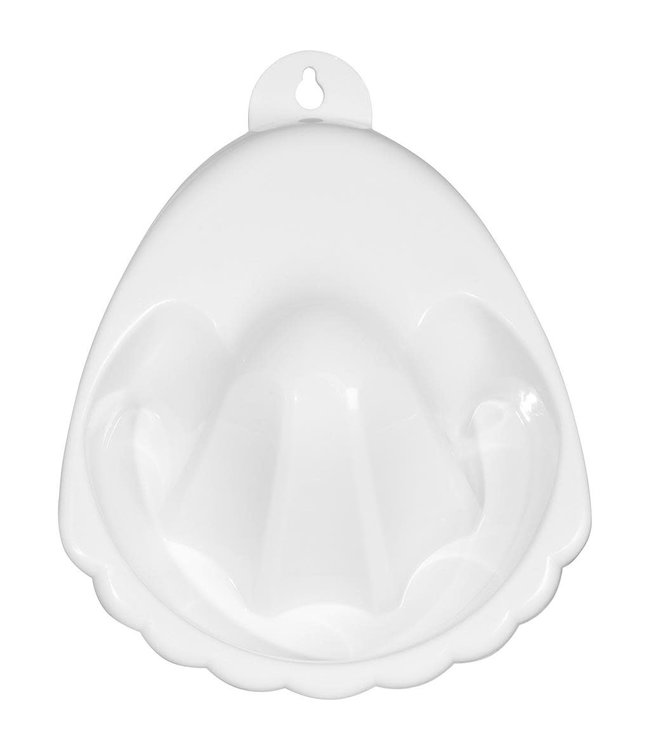 Manicurebakje zeeschelp wit, acetonbestendig