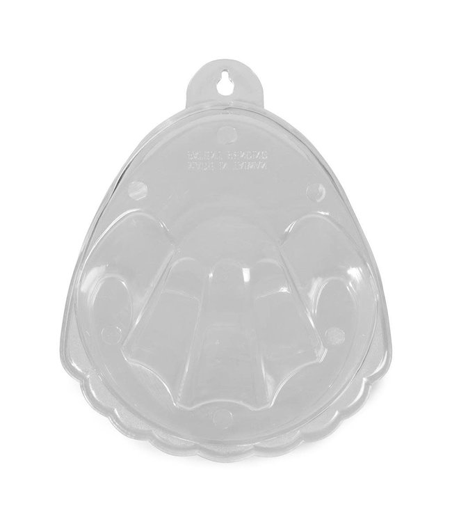 Manicurebakje zeeschelp doorzichtig