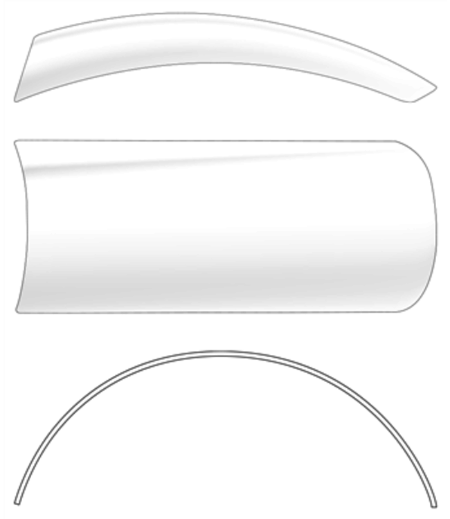 A Curve Tips 50 st. per maat