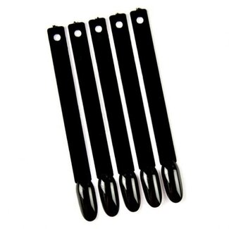 Urban Nails Color Pops Oval Tips zwart 50 stuks