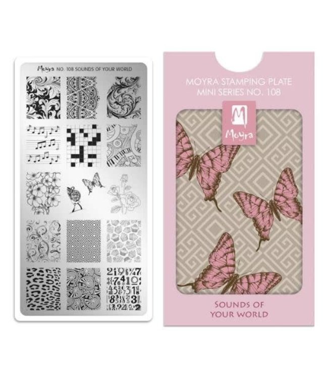 Mini Stempelplaat 108 Sound of Your World