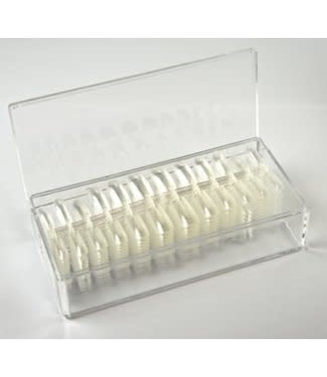 Press on / Showtips Square Clear 504 st.