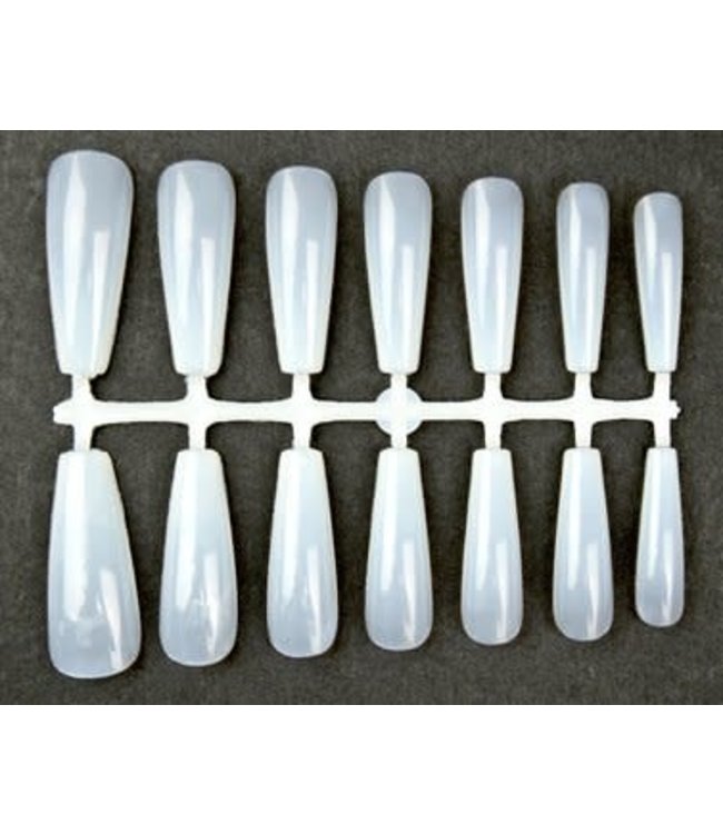 Press on / Showtips Coffin Naturel 72 st.