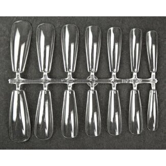 Urban Nails Press on / Showtips Coffin Clear 78 st.