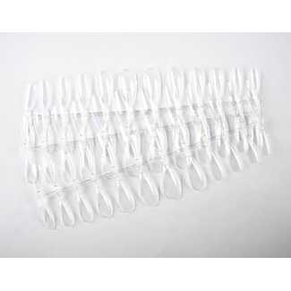 Urban Nails Press on / Showtips Almond Clear 72 st.