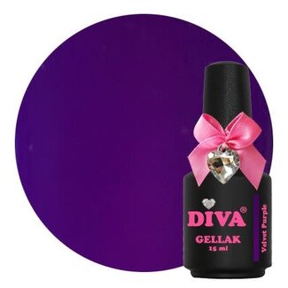 Diva 37 Gellak Velvet Purple 15 ml.