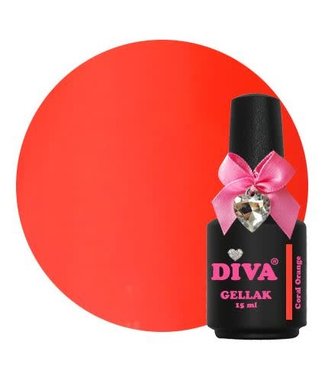 Diva 63 Gellak Coral Orange 15 ml.