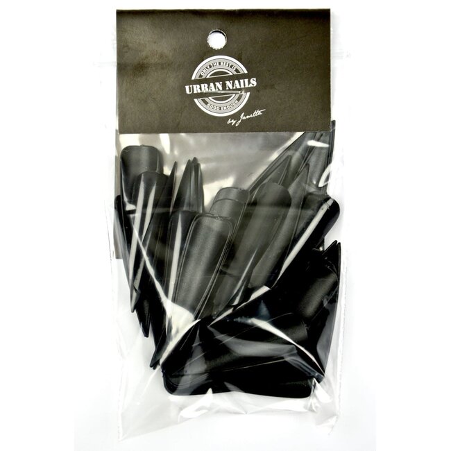 Showtips Stiletto Zwart 72 st.