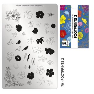 Moyra Stempelplaat 70 Footprints 2