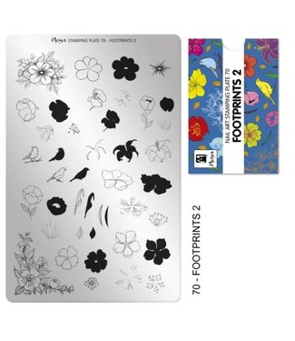 Moyra Stempelplaat 70 Footprints 2
