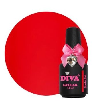 Diva 74 Gellak Scarlet Red 15 ml.