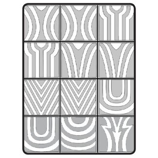 Magnetic Airnails Masking Geometrical Ombre