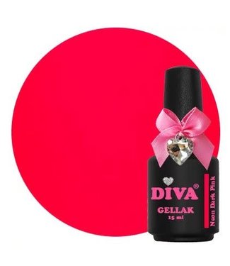 Diva 101 Gellak Neon Dark Pink 15 ml.