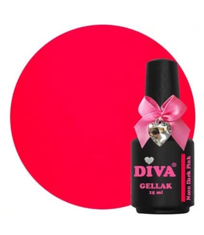 Diva 101 Gellak Neon Dark Pink 15 ml.