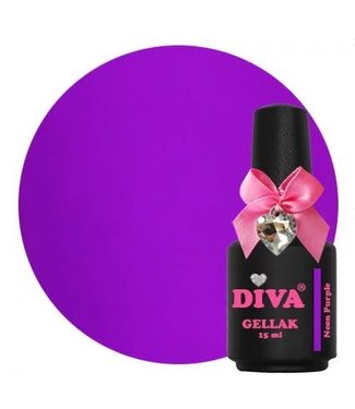 Diva 103 Gellak Neon Purple 15 ml.