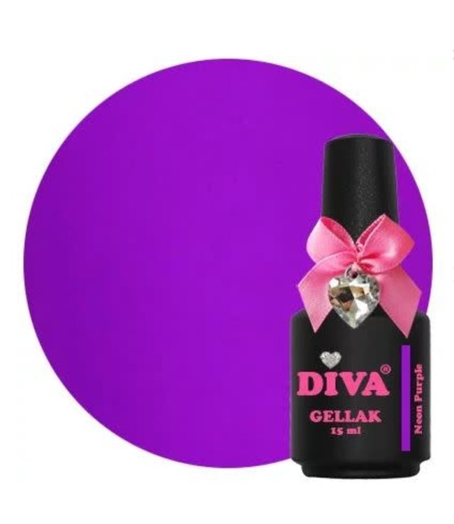 Diva 103 Gellak Neon Purple 15 ml.