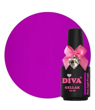 Diva 104 Gellak Neon Light Purple 15 ml.