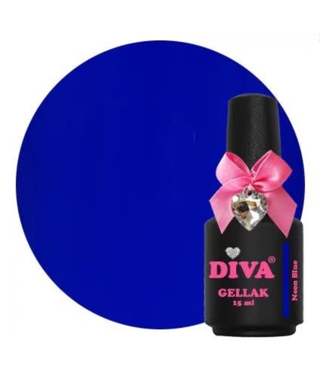 Diva 105 Gellak Neon Blue 15 ml.