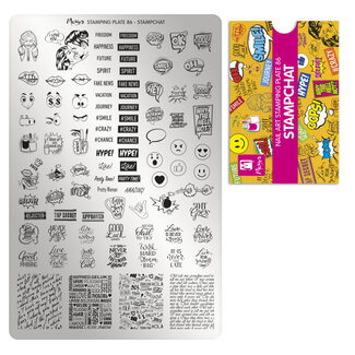 Moyra Stempelplaat 86 Stampchat