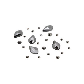 Magnetic Rhinestone Mix Teardrop 20 st.