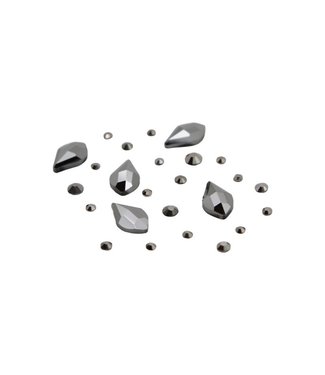 Magnetic Rhinestone Mix Teardrop 20 st.