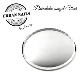 Urban Nails Presentatie Spiegel zilver 7 cm.
