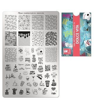 Moyra Stempelplaat 94 Dolce Vita