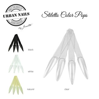 Urban Nails Color Pops Stiletto Clear