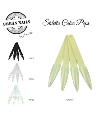 Urban Nails Color Pops Stiletto Naturel