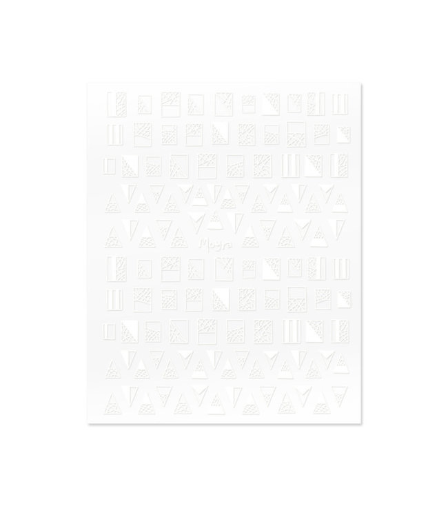 Moyra Matrica Sticker 01 Geometrisch Wit