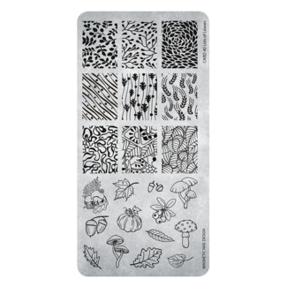 Magnetic Stempelplaat 40 Lots of Leaves
