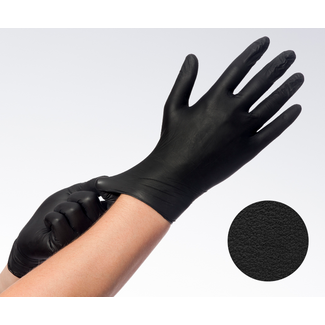Handschoenen Zwart L Soft Nitrile 100 st.