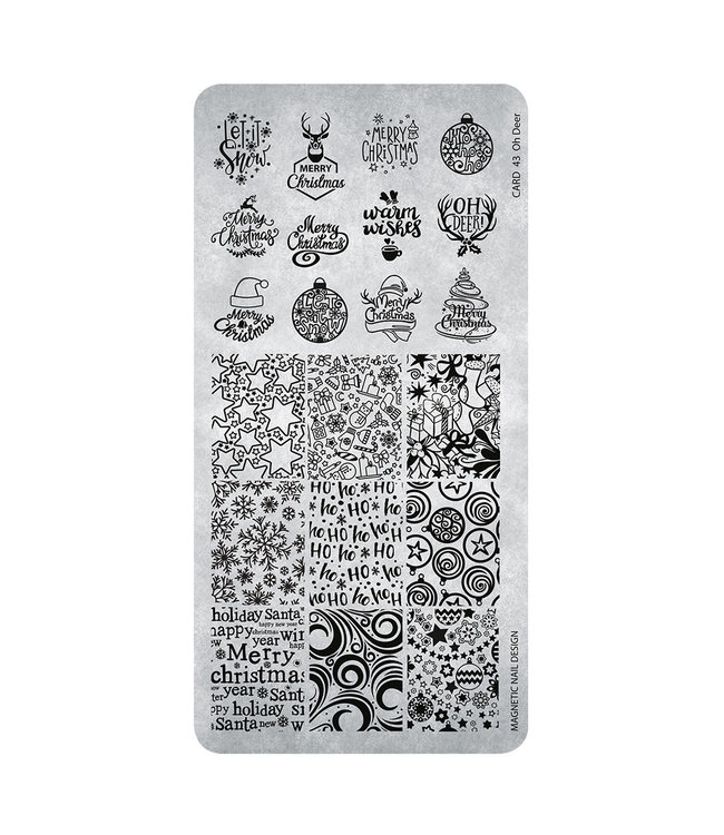 Stempelplaat 43 Oh Deer