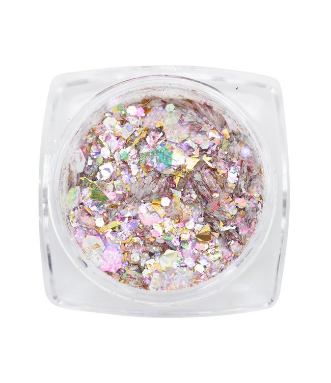 Mirror Inlay Holographic Gold